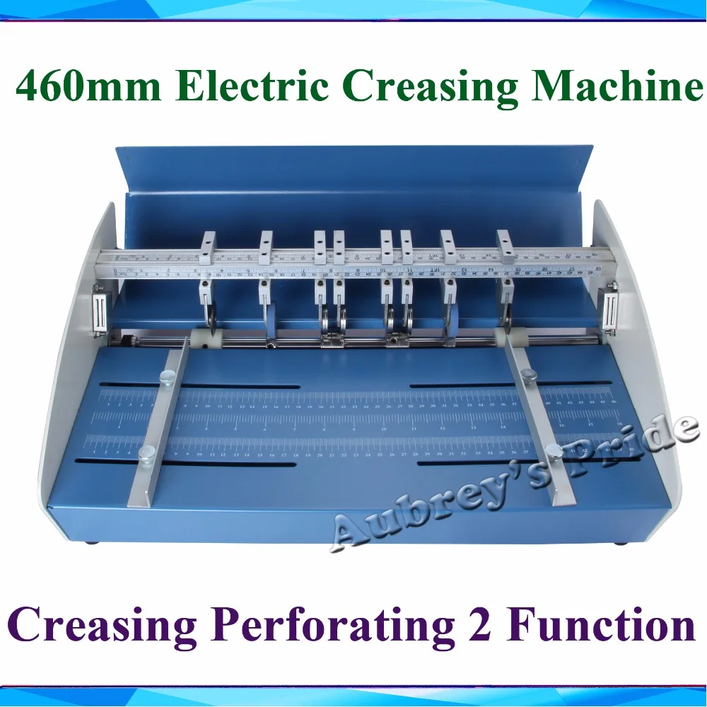 3 в 1 комбо 18 дюймов 460 мм Электрический Creaser Scorer перфоратор бумаги биговки перфорации 3 функции машина триммер