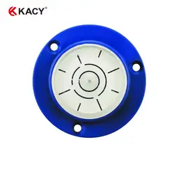 Kacy 100 шт./лот фланец круговой пузырьковый уровень с пластиковой базой и весы