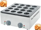 Best Price as low as $245.00 16pcs Commercial Use Non-stick 220v Electric Dorayaki Waffle Baker Maker Machine