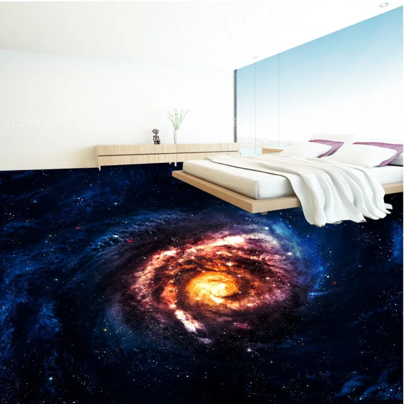 Free Shipping Starry Space plates Swirl ground wallpaper children room