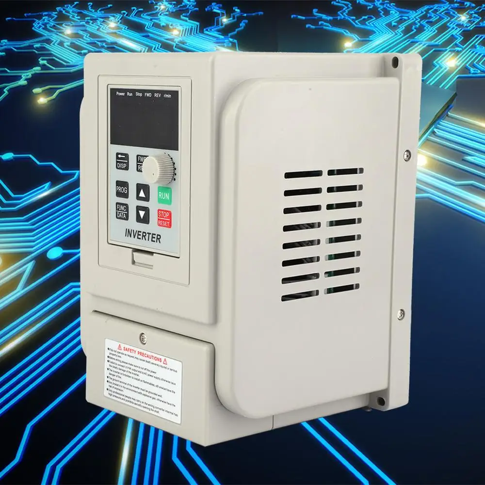 

PWM 220V AC Variable Frequency Drive VFD Speed Controller 1-phase Input 1-phase Output 2.2KW Single Phase Speed Controller