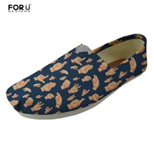 FORUDESIGNS/Модная парусиновая обувь на плоской подошве для девочек; повседневная обувь для девочек-подростков; ASL; женские удобные лоферы с принтом в виде знака руки