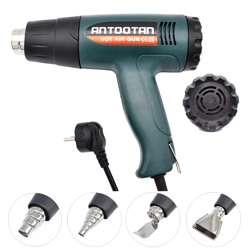 1800W 220V EU Industrial Electric Hot Air Gun Thermoregulator Heat Guns