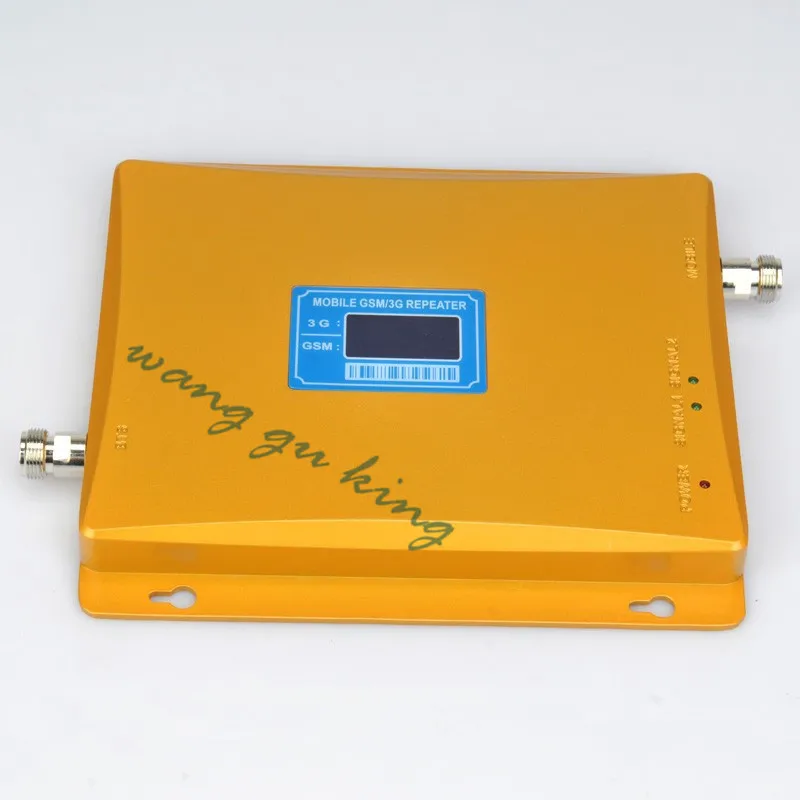 new model 980 power 30 dbm gain 65dbi LCD display dual bands GSM+3G booster repeater dual bands booster WCDMA repeater