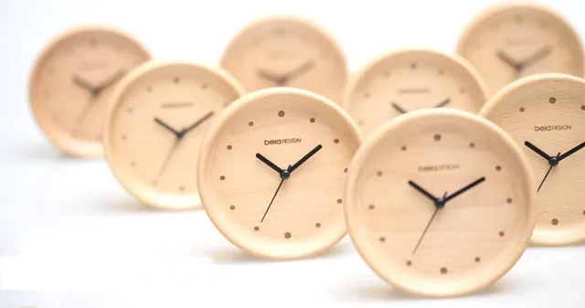 Nice Beech Alarm Clock 6