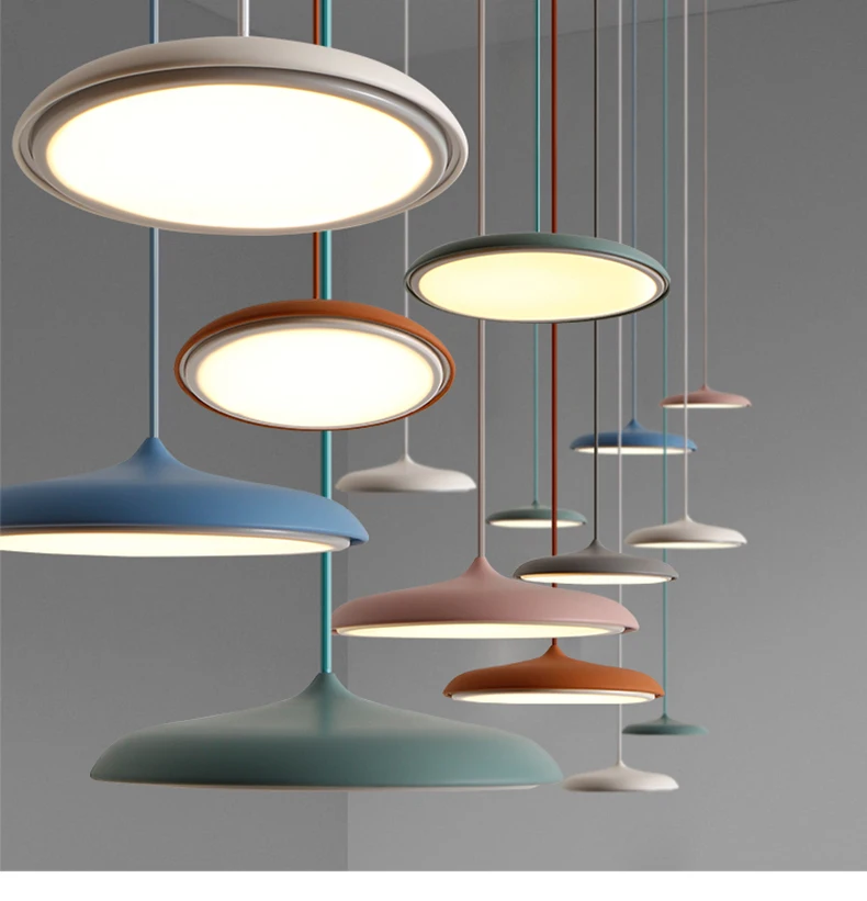 

Nordic Post-Modern LED Pendant Lights Restaurant Living Room Bar Kitchen Handing Lamps Industrial Luminaria Indoor Lighting