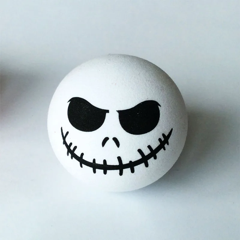 White Round Skull Little Cute Adorable Cartoon Doll Antenna Balls EVA Foam Aerial Toppers