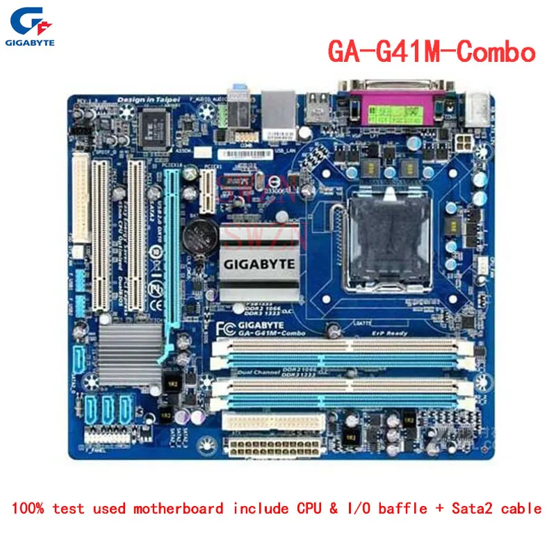 original Used Desktop motherboard For Gigabyte GA G41M Combo G41