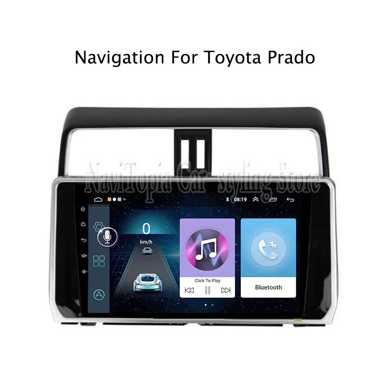 10.1inch Android 9.1 Car Radio GPS Navigation Multimedia Stereo DVD Player for Toyota Prado 2018 | Автомобили и мотоциклы