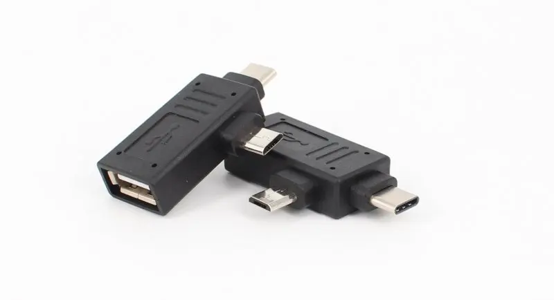 Тип C + Micro USB к USB2.0 адаптер мужчин и женщин USB3.1 к USB2.0 Micro USB для передачи данных Столяр