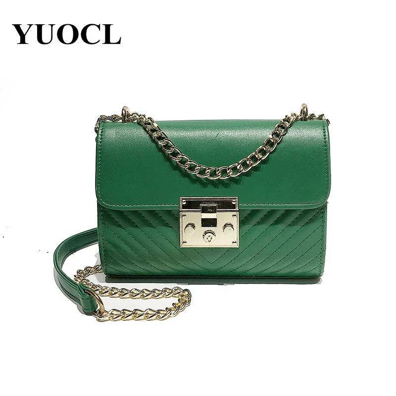

Chain Lock Women Crossbody Messenger Bags Vintage Shoulder Leather Handbags For Famous Luxury Brand Designer Bolsa Feminina 2018