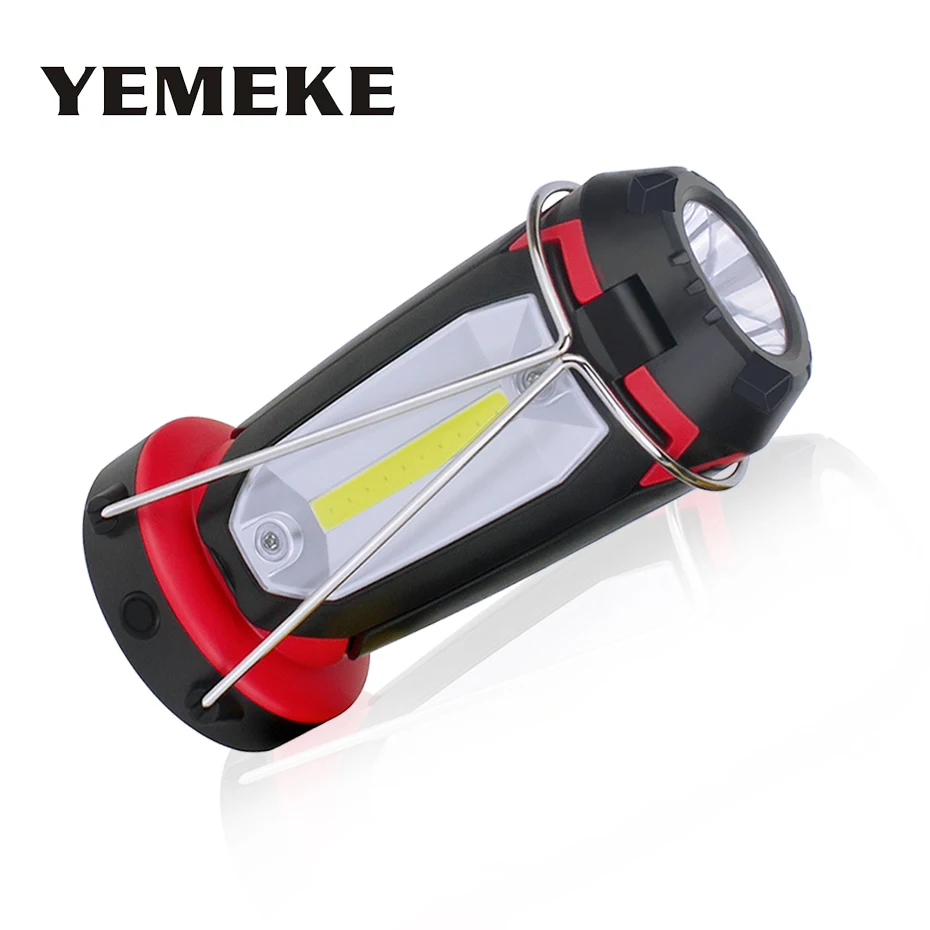 

6 Modes Multifunction Rechargeable COB Work light LED Flashlight Searchlight Camping Light Deformable Fancy Lighting+USB Cable
