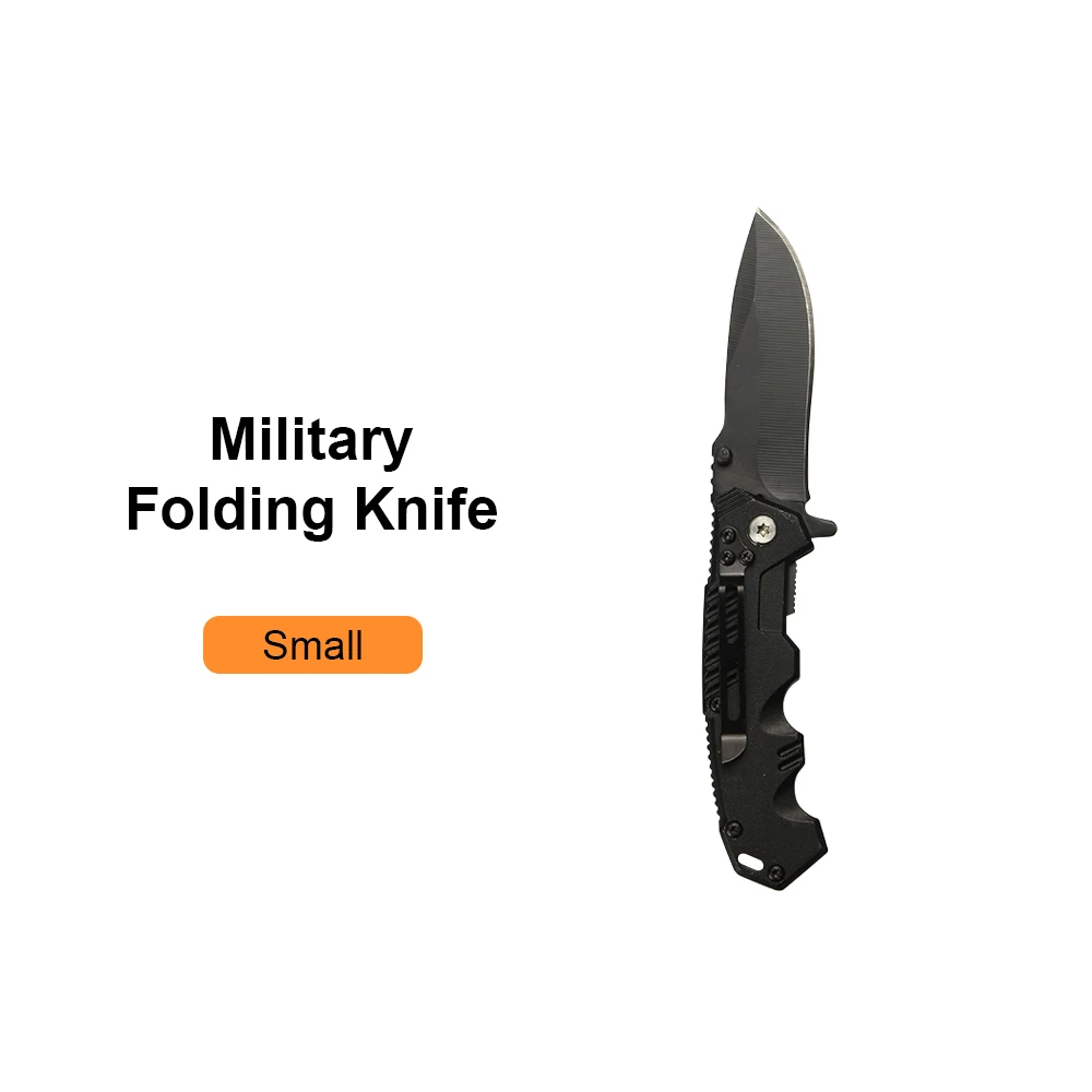 JelBo Small/Big Self-defense Pocket Folding Knife Sharp Blade Non-slip Tactical Knife For Wild Hunting Camping Survival - Цвет: S