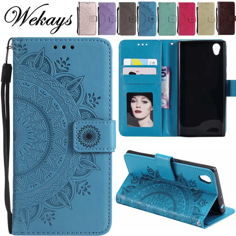 

Wekays Cover For Sony Xperia XA1 Totems Flower Leather Fundas Case For Coque Sony XA1 G3121 G3112 G3121 G3116 Cover Cases XA 1