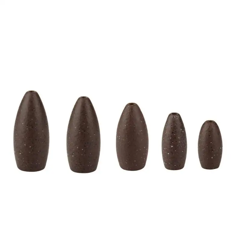 3Pcs Tungsten Worm Flipping Weights Bullet Bass Fishing Sinker Tackle Fishing