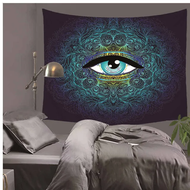 Chakra Tapestry Wall Hanging Polyester Mandala Wall Cloth Tapestries