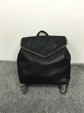 Real picture famous luxury cover Chain new model Backpacks chains star mini bucket bags size 25cm