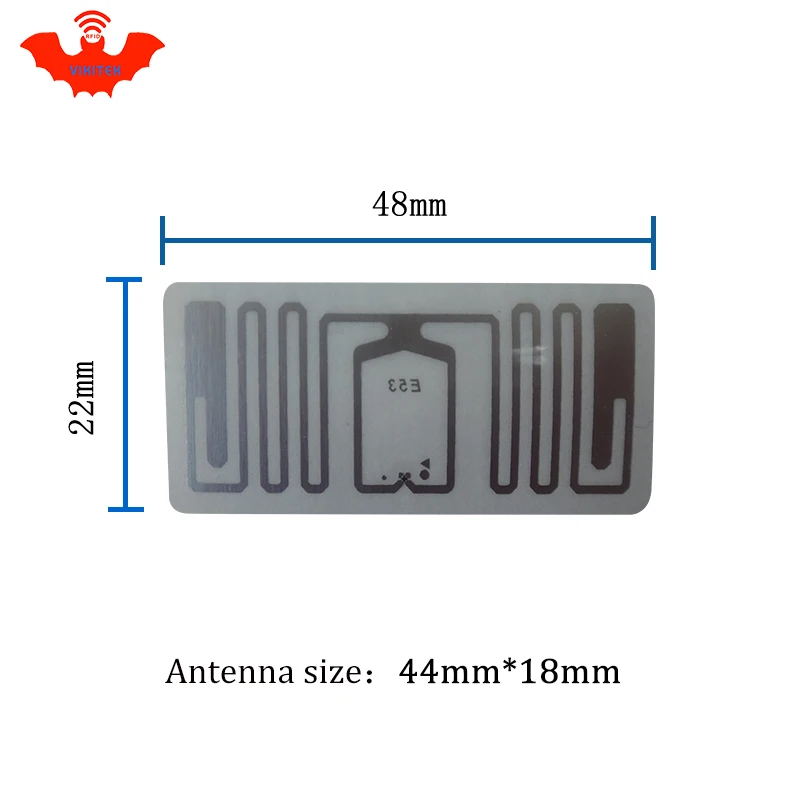 UHF RFID Метка Impinj E53 сухая инкрустация 915 МГц 900 МГц 868 МГц 860-960 МГц Higgs3 EPCC1G2 6C смарт-карта Пассивные RFID метки этикетка