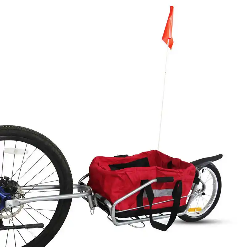 single wheel child bike trailer