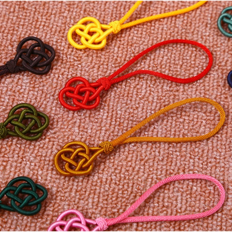 

5PCS Chinese Knots Rope Head Tassel DIY Jewelry Curtain Garments Handmade Making Tassels Fabric Decor Accessories Craft Tassels