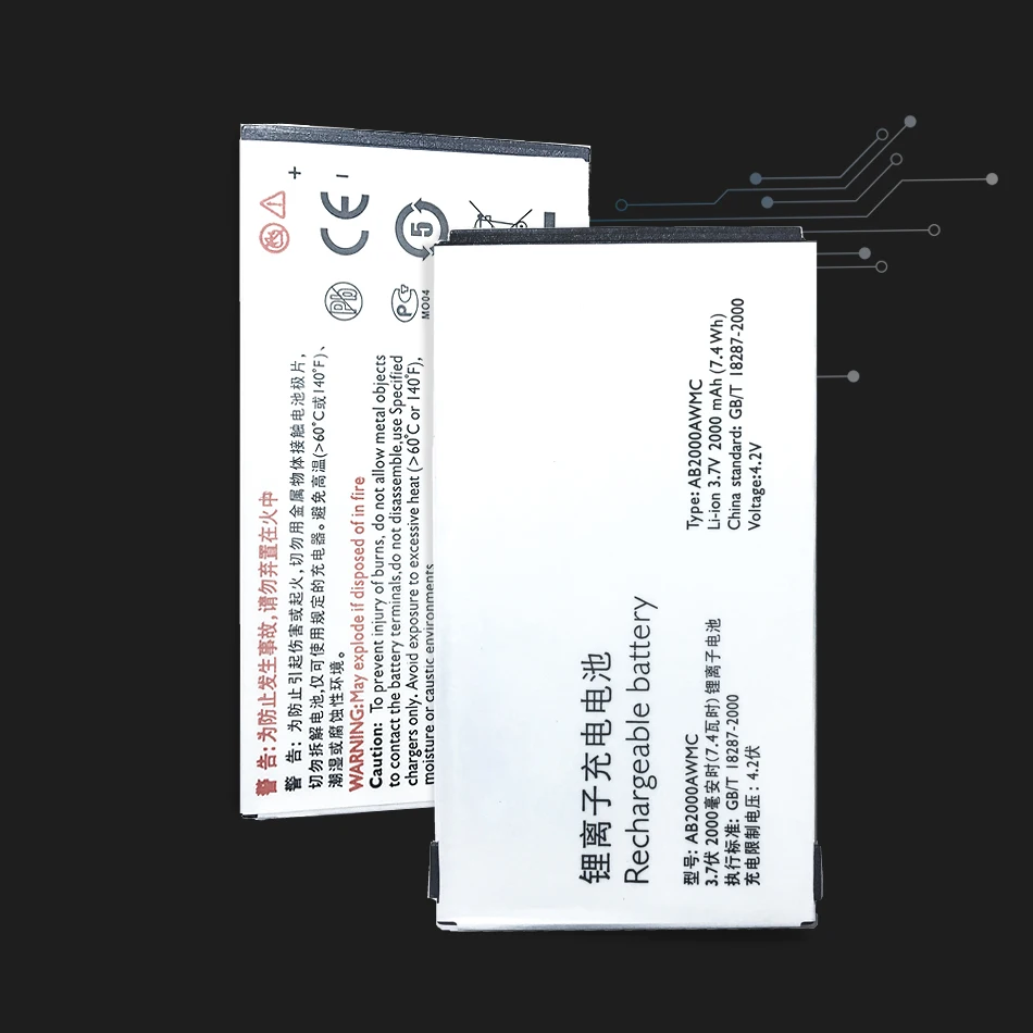 

YKaiserin Battery AB2000AWMC AB2000FWML For PHILIPS Xenium X513 X523 X130 X623 X3560 CTX130 2000mAh Capacity Battery