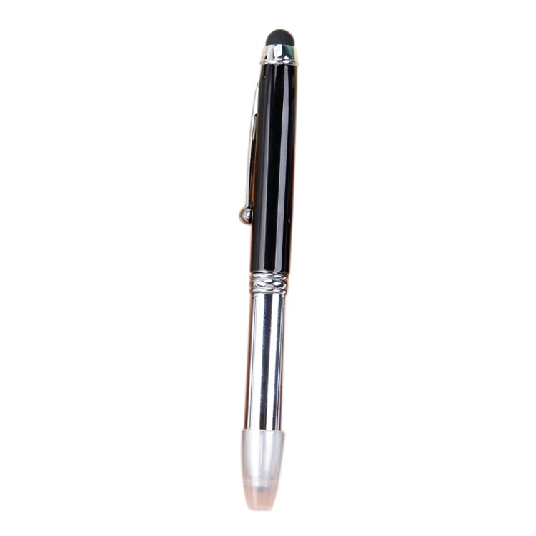 

Three-In-One Press Screen Capacitive Pen Medical Led Light Pen Multi-Function Metal Ball Pen