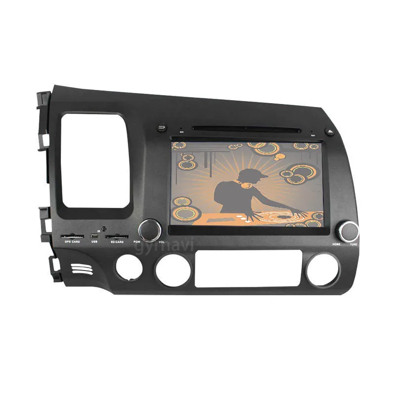 Clearance Android 9.0 Car GPS Radio dvd Player for honda Civic 2006-2011 with PX5 4+32GB Auto Stereo Multimedia Headunit 1