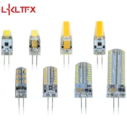 2017 Лидер продаж AC 12 В светодиодные лампы G4 кукурузы лампы удара AC 220 В SMD 2835 3014 Светодиодные 360 градусов угол луча Spotlight лампы накаливания