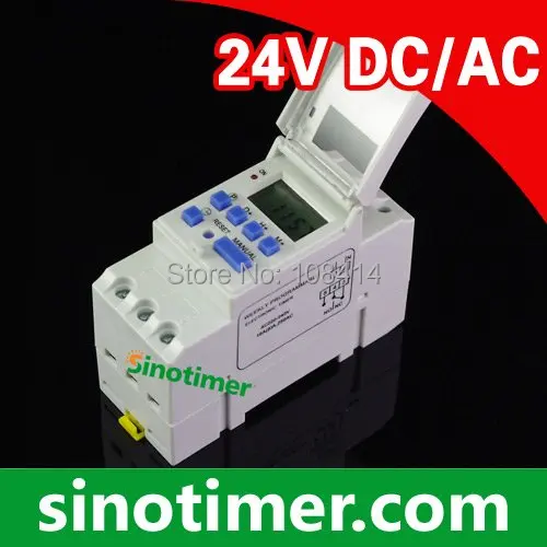 SINOTIMER программируемый электронный программируемый 7 дней цифровое управление переключателем таймера 24V переменного тока 16A