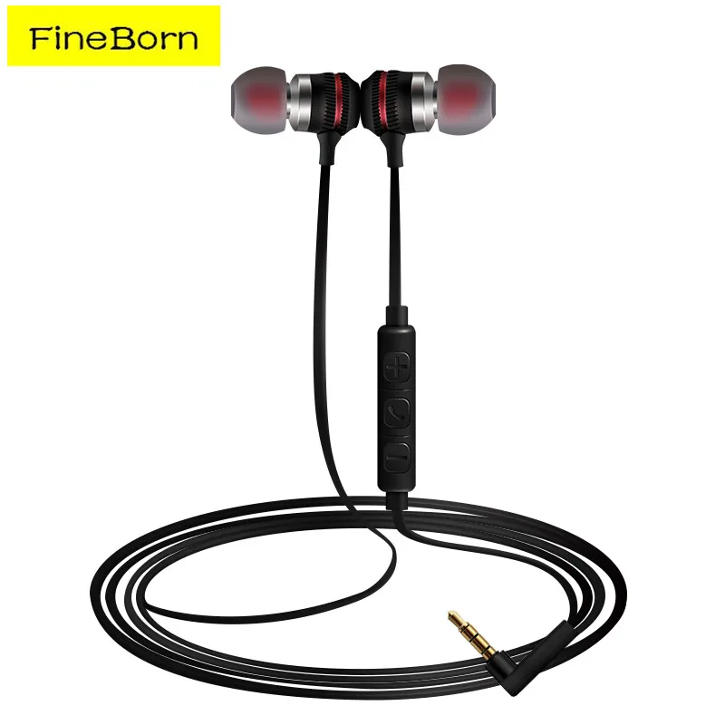 

Noise Cancelling Wired Sports Headset Music Earbuds Earphone with Microphone Sweatproof Sports Running HD Music Headset
