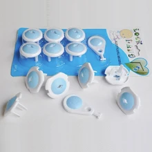 Новинка, 6 шт., русская, европейская, стандартная, Детская электрическая розетка, двухфазная Безопасная крышка с замком для детей, детская безопасность