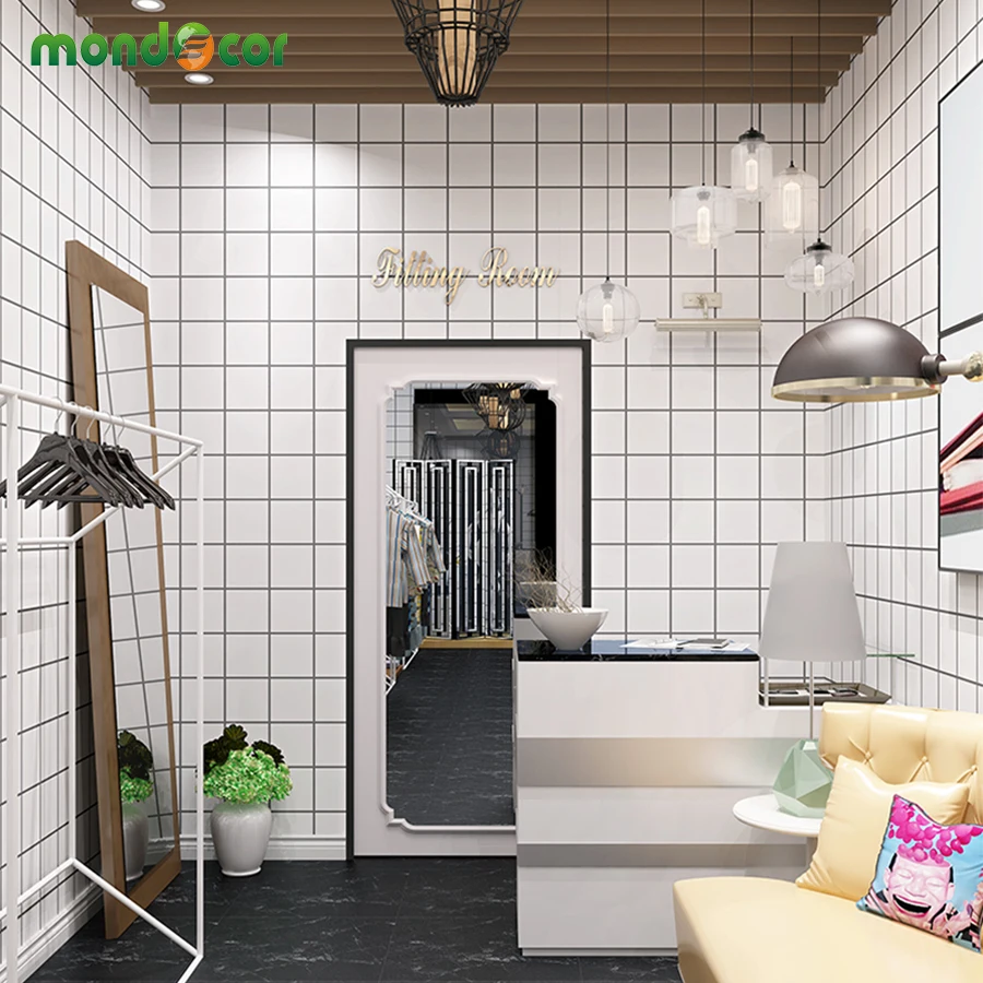 

Bedroom Living Room Home Decor Wall Sticker Kitchen Wall Oil Proof Cabinet Decal Bathroom Waterproof PVC Self Adhesive Wallpaper