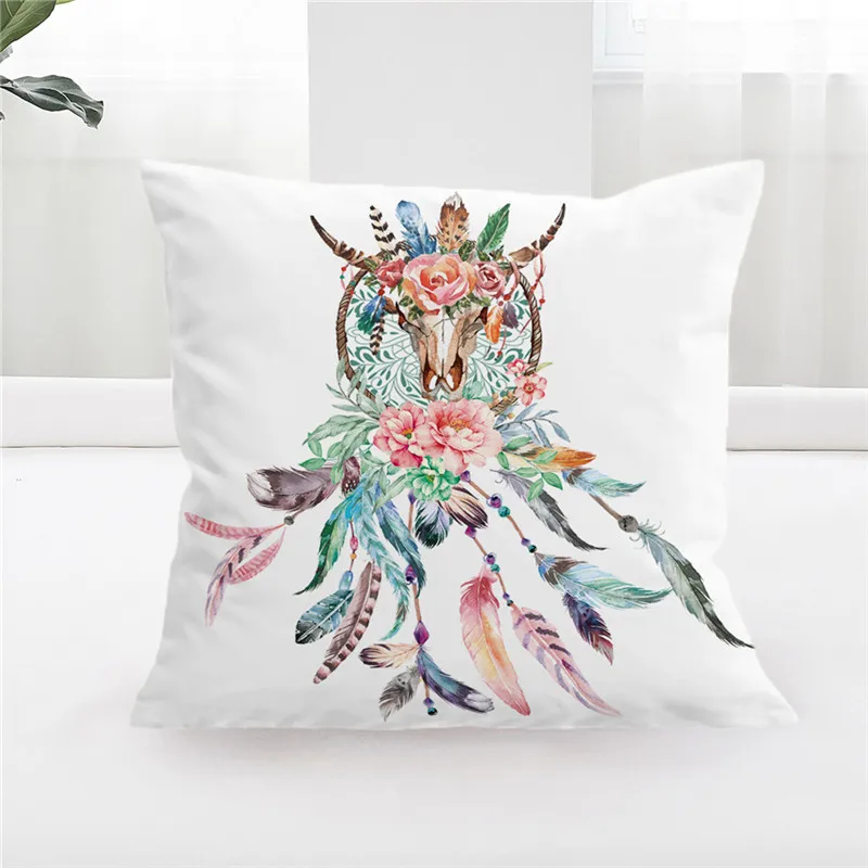 US Seller-set of 2 cool cushion cover American native dreamcatcher cushion cover