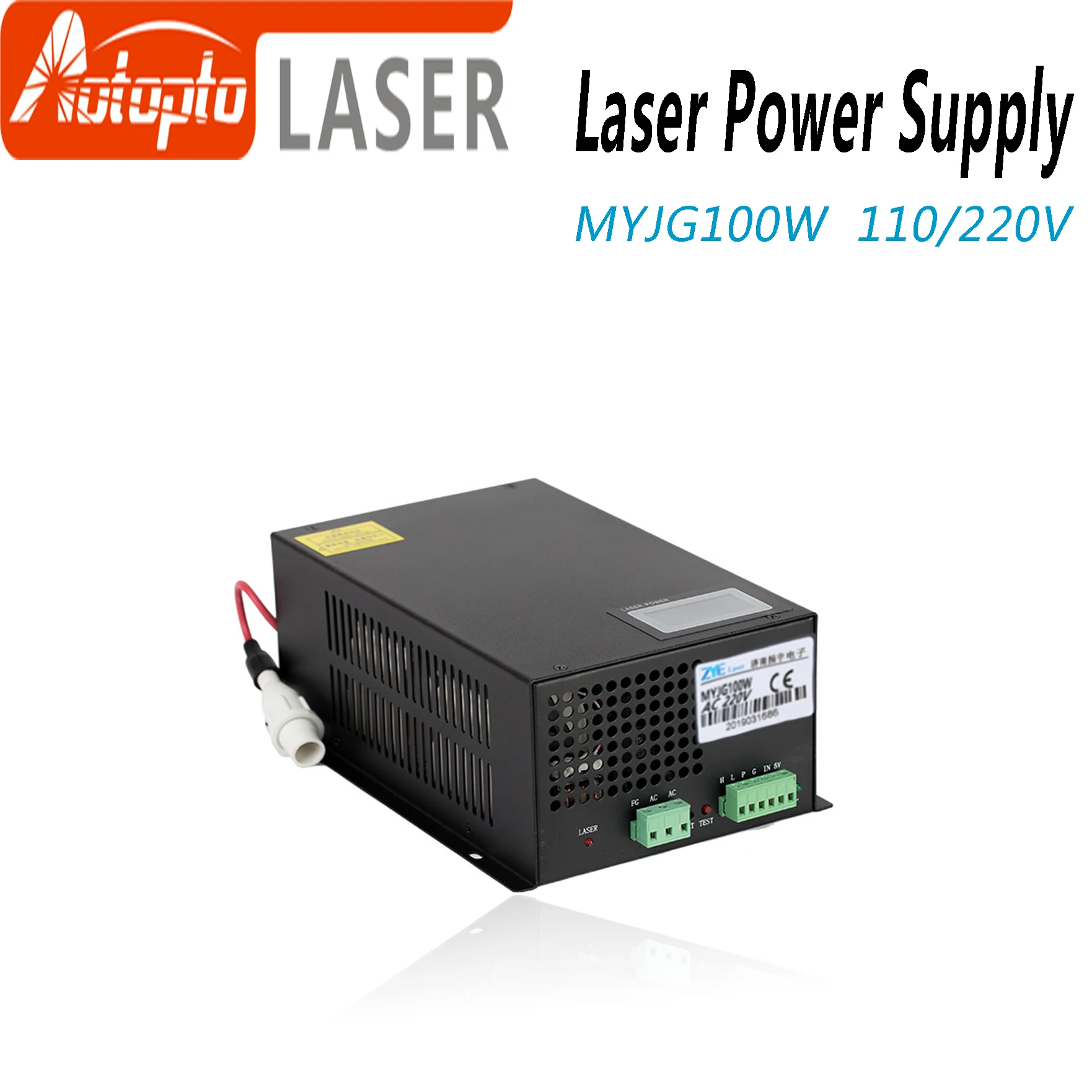 80-100W CO2 Laser Power Supply for CO2 Laser Engraving Cutting Machine MYJG-100W category