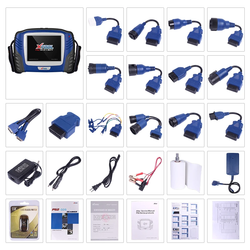 Xtool PS2 тяжелых грузовиков диагностический инструмент X TOOL HD грузовик сканер