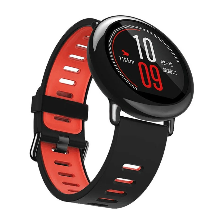 Ouhaobin популярный 22 мм сменный силиконовый спортивный ремешок для Xiaomi HUAMI AMAZFIT Смарт часы ремни многоцветный Sep11