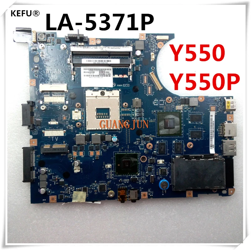 KEFU For LENOVO Laptop Motherboard Y550 Y550P NIWBA LA-5371P 11S168003603 100% Work Perfect KEFU For LENOVO Laptop Motherboard Y550 Y550P NIWBA LA-5371P 11S168003603 100% Work Perfect