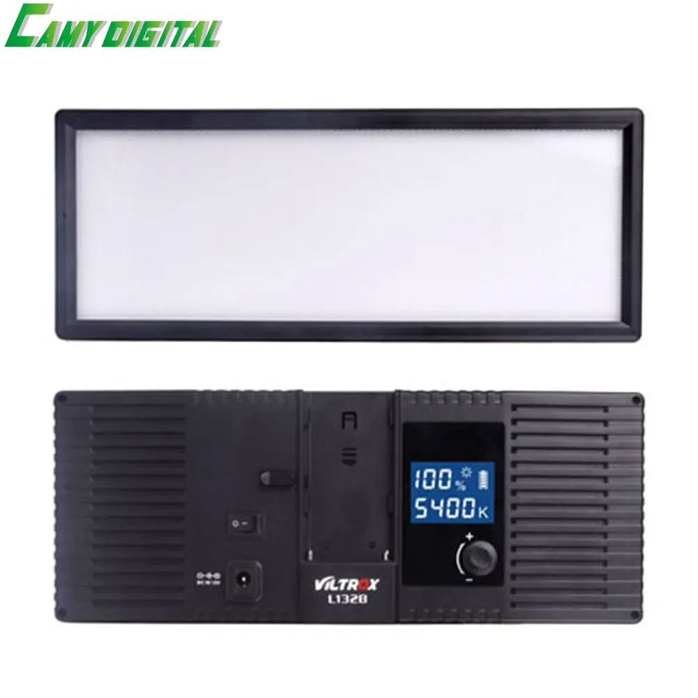 

VILTROX L-132T Universal Ultra Thin 3300-5600K Photography LED Light With High Definition LCD Display For DSLR And Camcorders