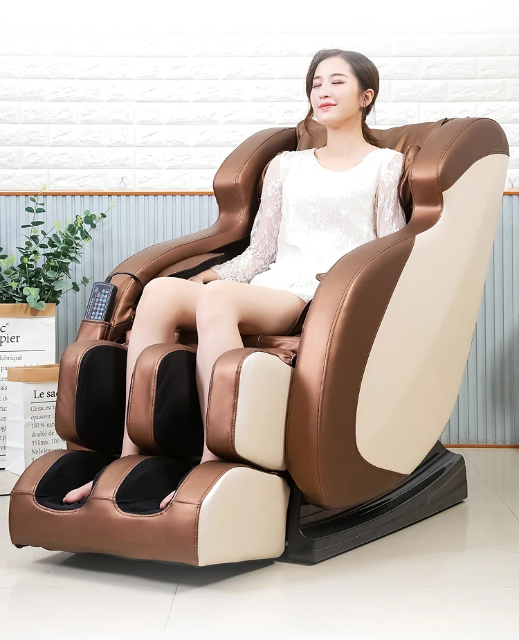 Полностью тело нулевой гравитации шиацу Электрический массажное кресло полностью автоматический 4D разминание и разминание пространства капсула массажер