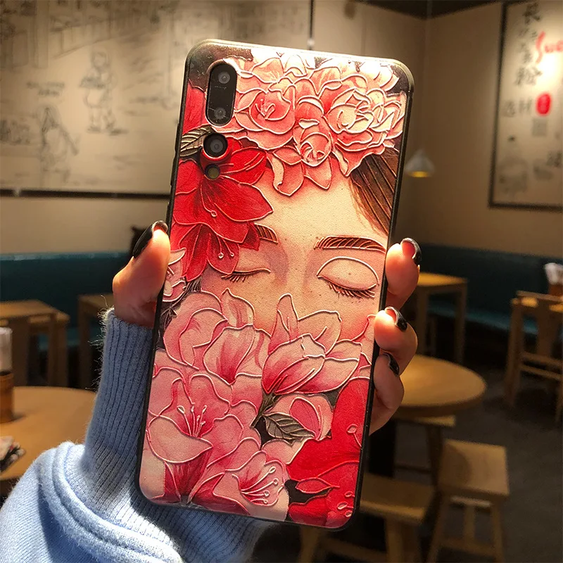 Для Huawei Honor P30 P20 P10 V9 V10 9 10 8X Max Play V20 Plus Pro Lite противоударный чехол 3D рельефный