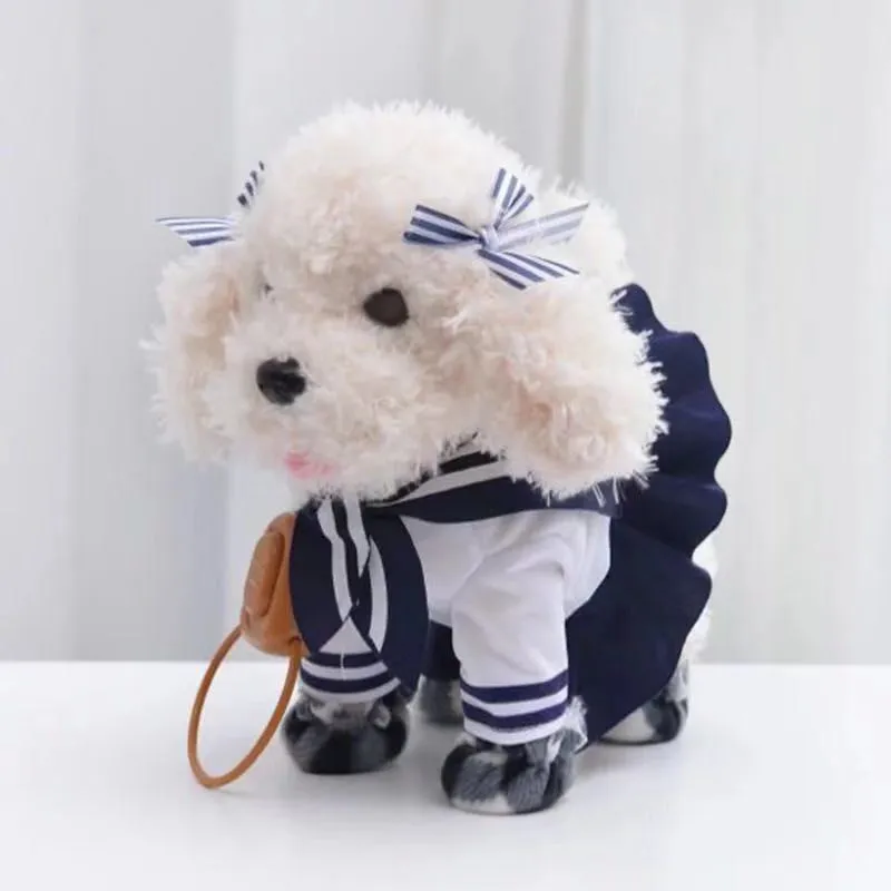 New Doll Walking Singing Musical Robot Dog Electronic pet Toys Interactive Electric Pets Plush Toy Dog Christmas Gift For Kids