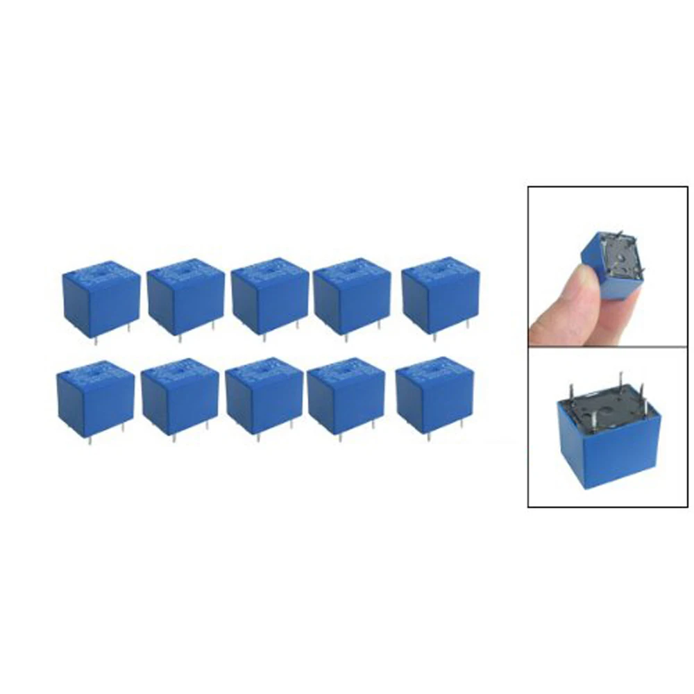 Горячая 10 x DC 3V Катушка 10A/125V AC 10A/28V DC 5 контактов SPST силовое реле JQC-3F