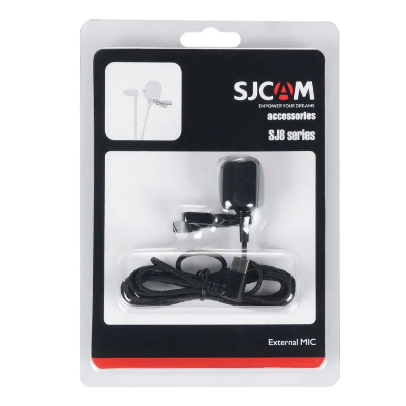 SJ9 Strike SJ9 Max внешний микрофон type-C для SJ8 серии SJ8 Pro SJ8 Plus SJ8 Air Clip микрофон SJCAM аксессуары