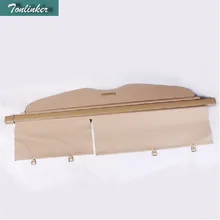 Tonlinker 1 шт. Автомобильный Стайлинг алюминиевый Водостойкий Холст багажник крышка занавеска чехол наклейки для TOYOTA HIGHLANDER Аксессуары