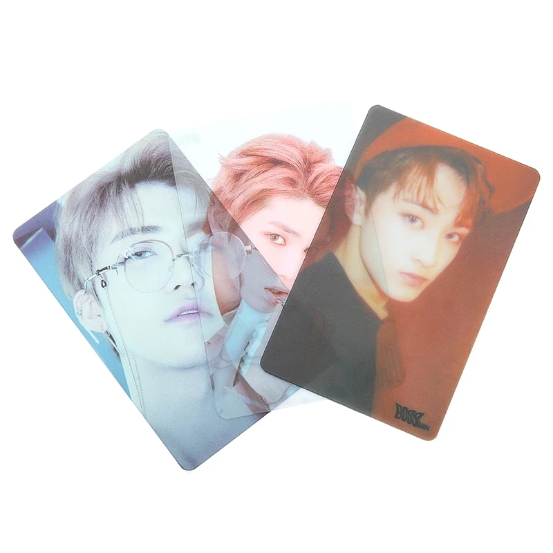 

7/8/9 Pcs/Set NCT U 127 BOSS Album Self-made PVC TAEYONG MARK Lomo Cards Photocard Kpop Transparent Photo Card