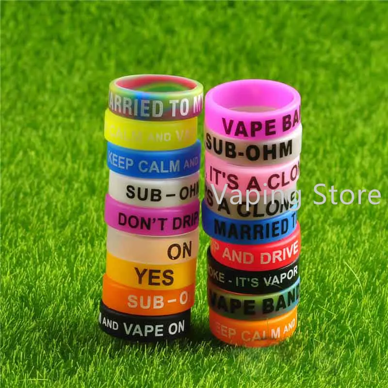 

5PCS 22x7x1.5mm Vape Band Decorate Rings For Mods RBA RDA Atomizers