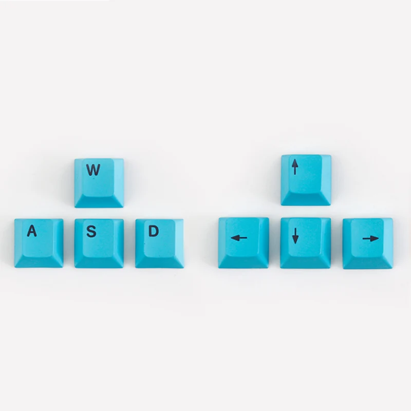 4 шт./лот PBT механическая клавиатура Keycaps CMYK Красочные сублимационные WASD клавиши