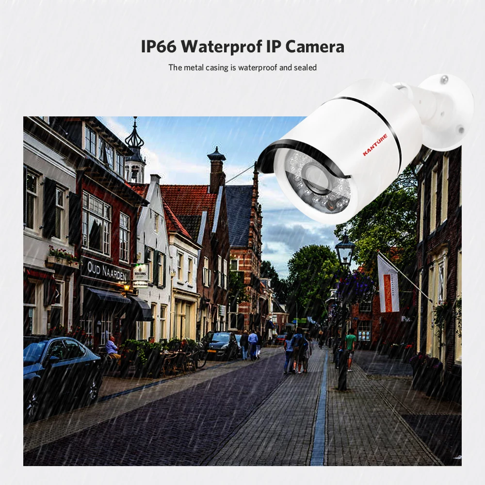 H.265 16CH 4K 5MP POE система NVR 16 шт безопасности в/наружной водонепроницаемой ip камеры с