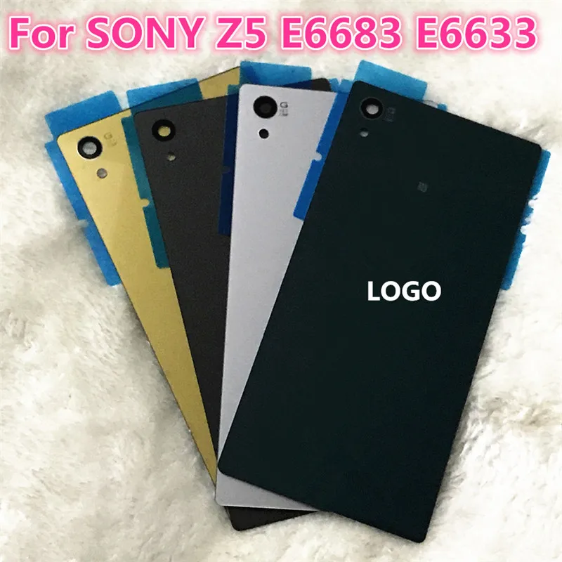 

For SONY Xperia Z5 Back Battery Cover Rear Door Housing Case Replacement E6633 E6653 5.2" For SONY Xperia Z5 Battery Cover