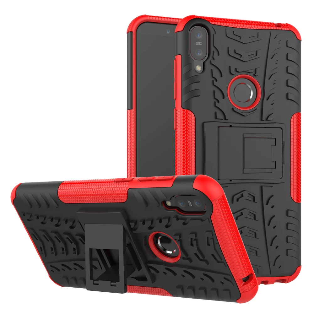 

For Asus Zenfone Max Pro (M1) ZB601KL Case TPU & PC Dual Armor Hard Silicone Cover For Asus Zenfone Max Pro M1 ZB602KL X00TD